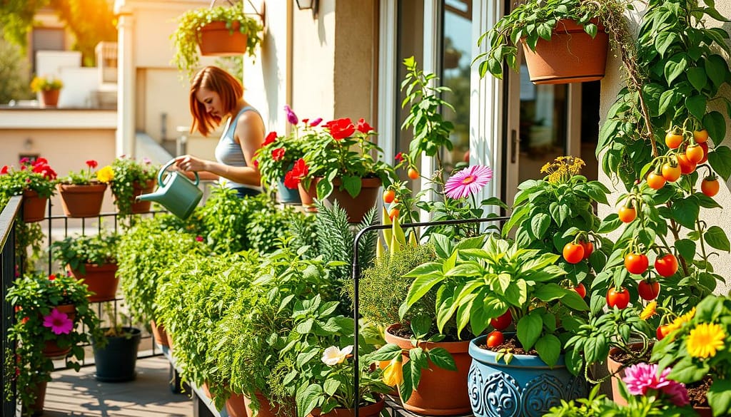 Manutenzione Orto Balcone
