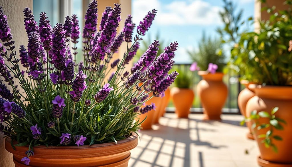 lavanda in vaso
