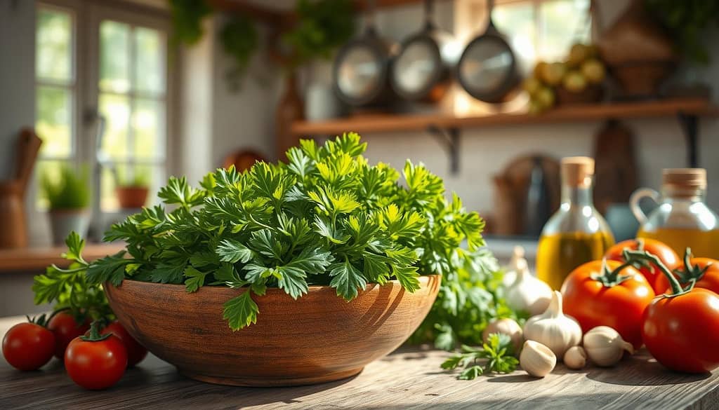 Santoreggia in cucina