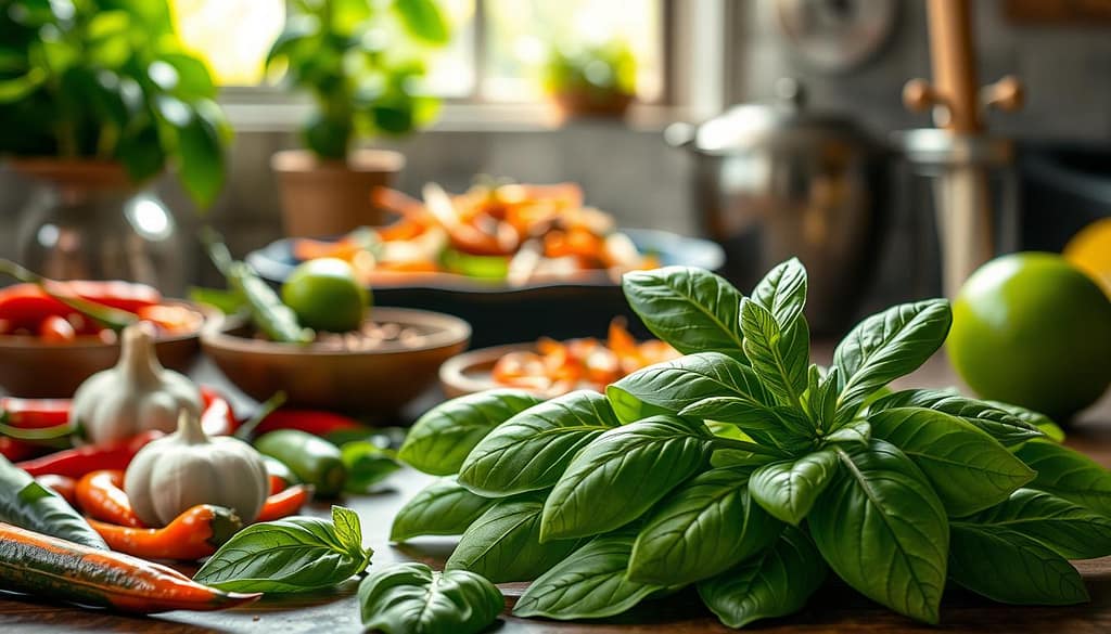 usi culinari basilico thailandese