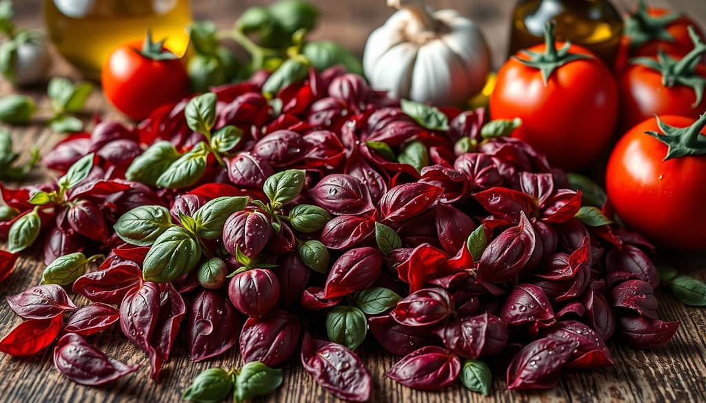 Utilizzo fresco basilico