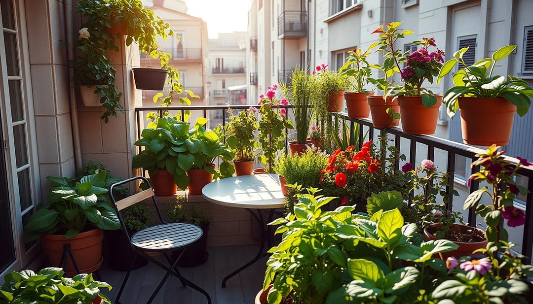 orto in balcone poco sole, piante ombra
