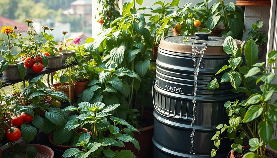 acqua piovana orto balcone