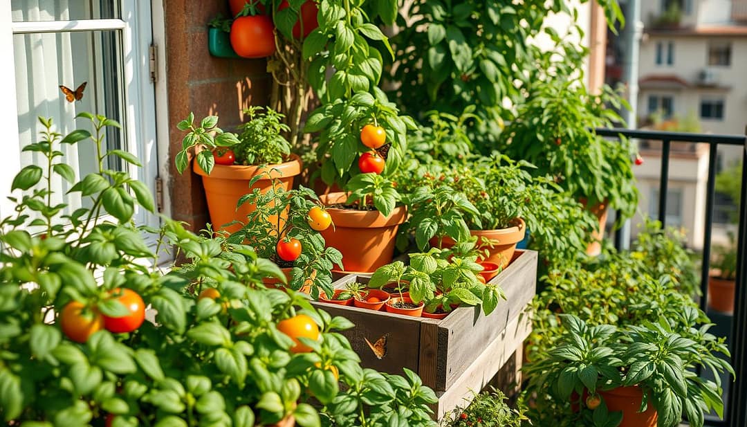 orto biologico balcone