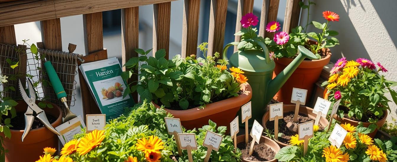 attrezzi orto balcone indispensabili