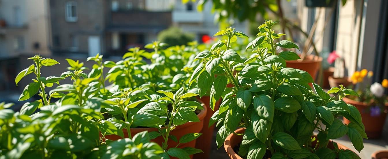 coltivare basilico balcone, principianti