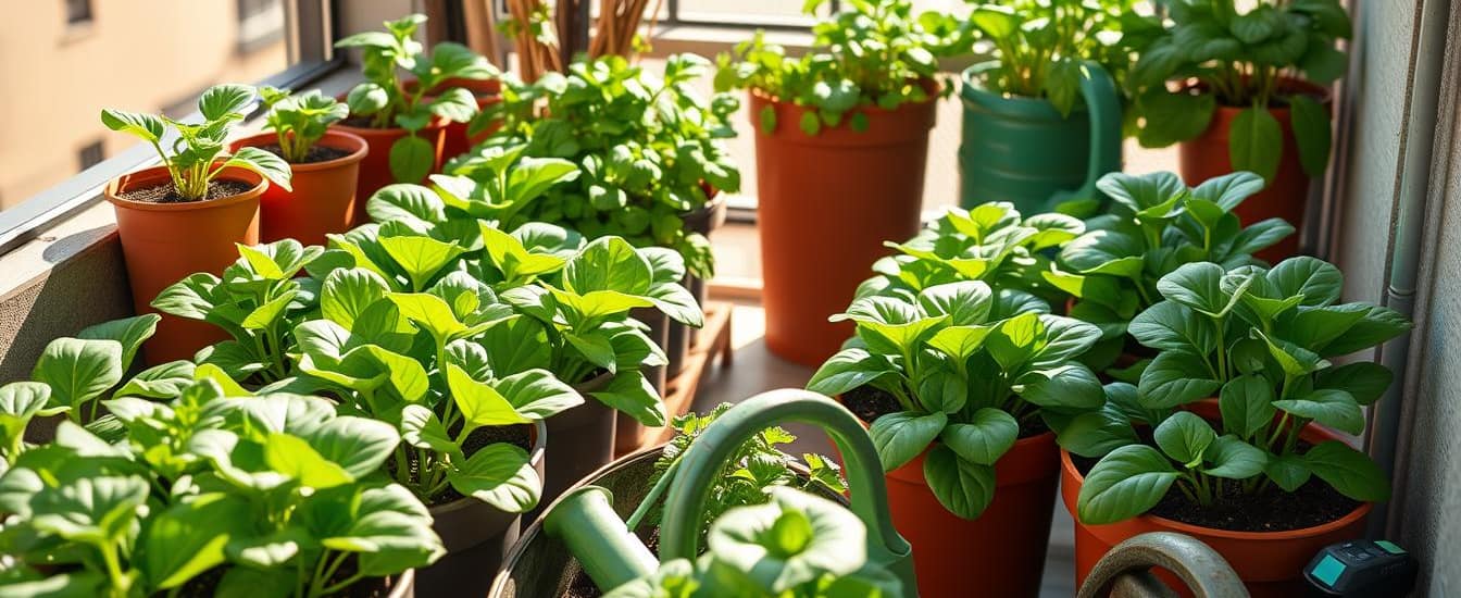 coltivare spinaci balcone