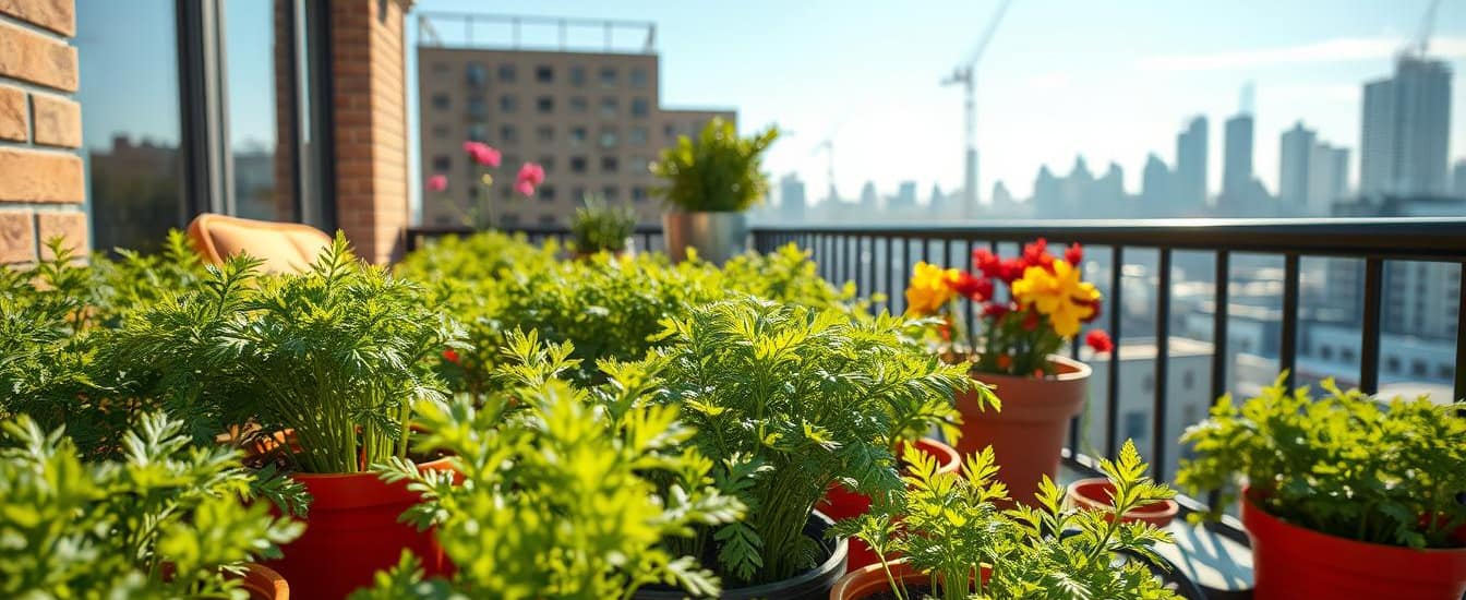 crescere carote balcone