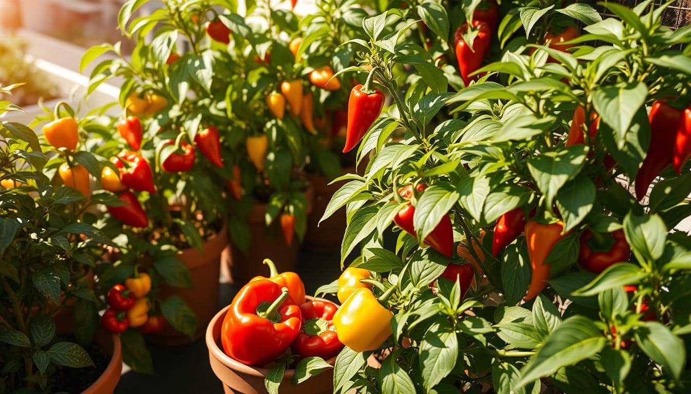 coltivare peperoni peperoncini balcone