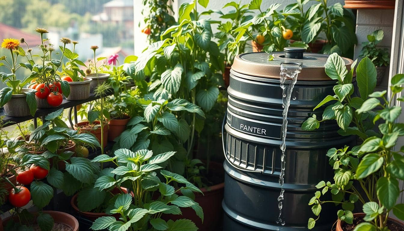 acqua piovana orto balcone