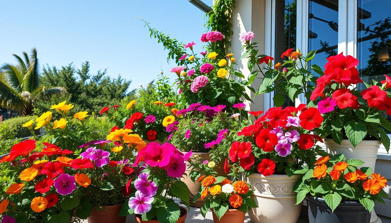 fiori balcone, poca cura