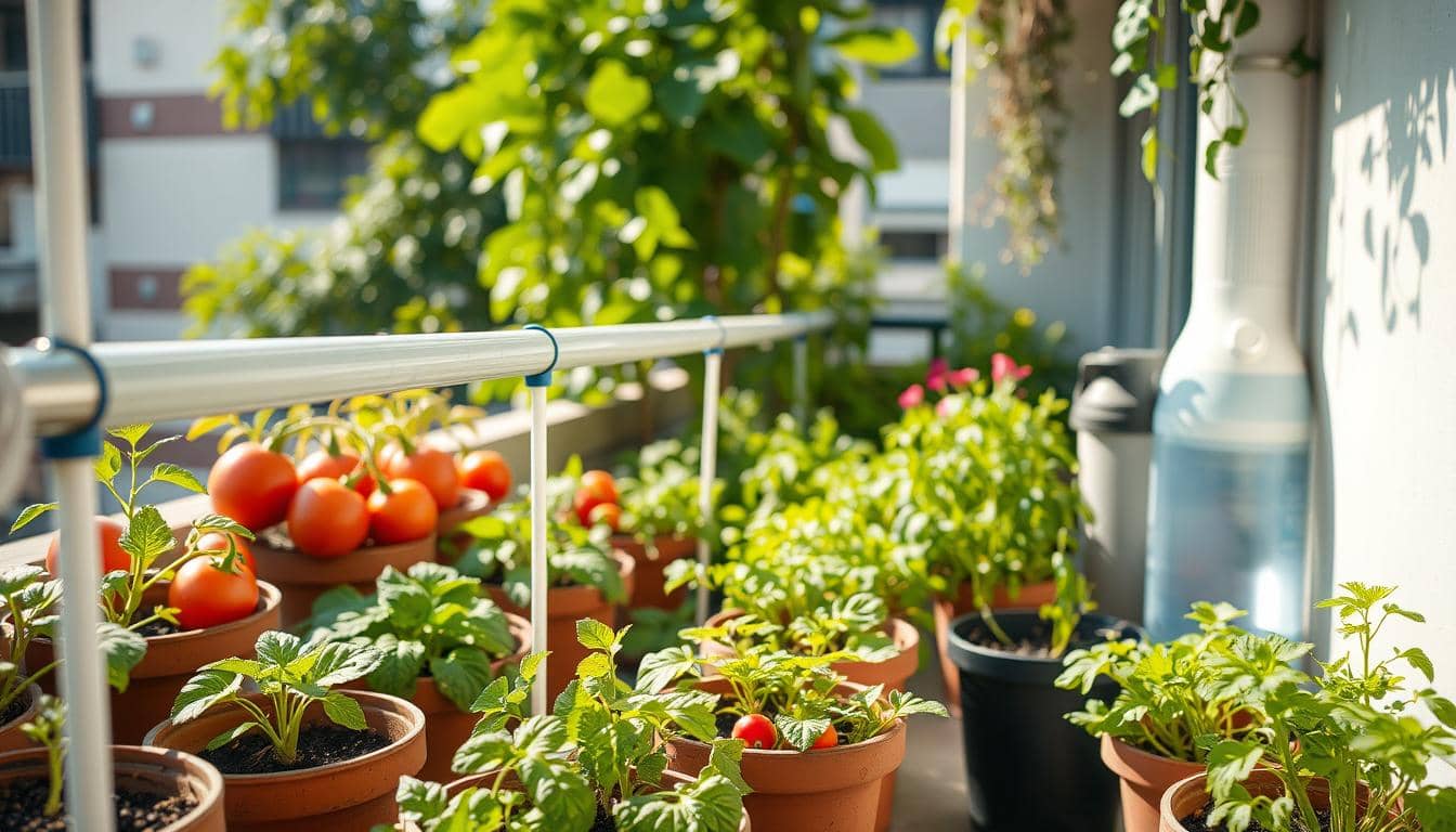 irrigazione a basso consumo balcone