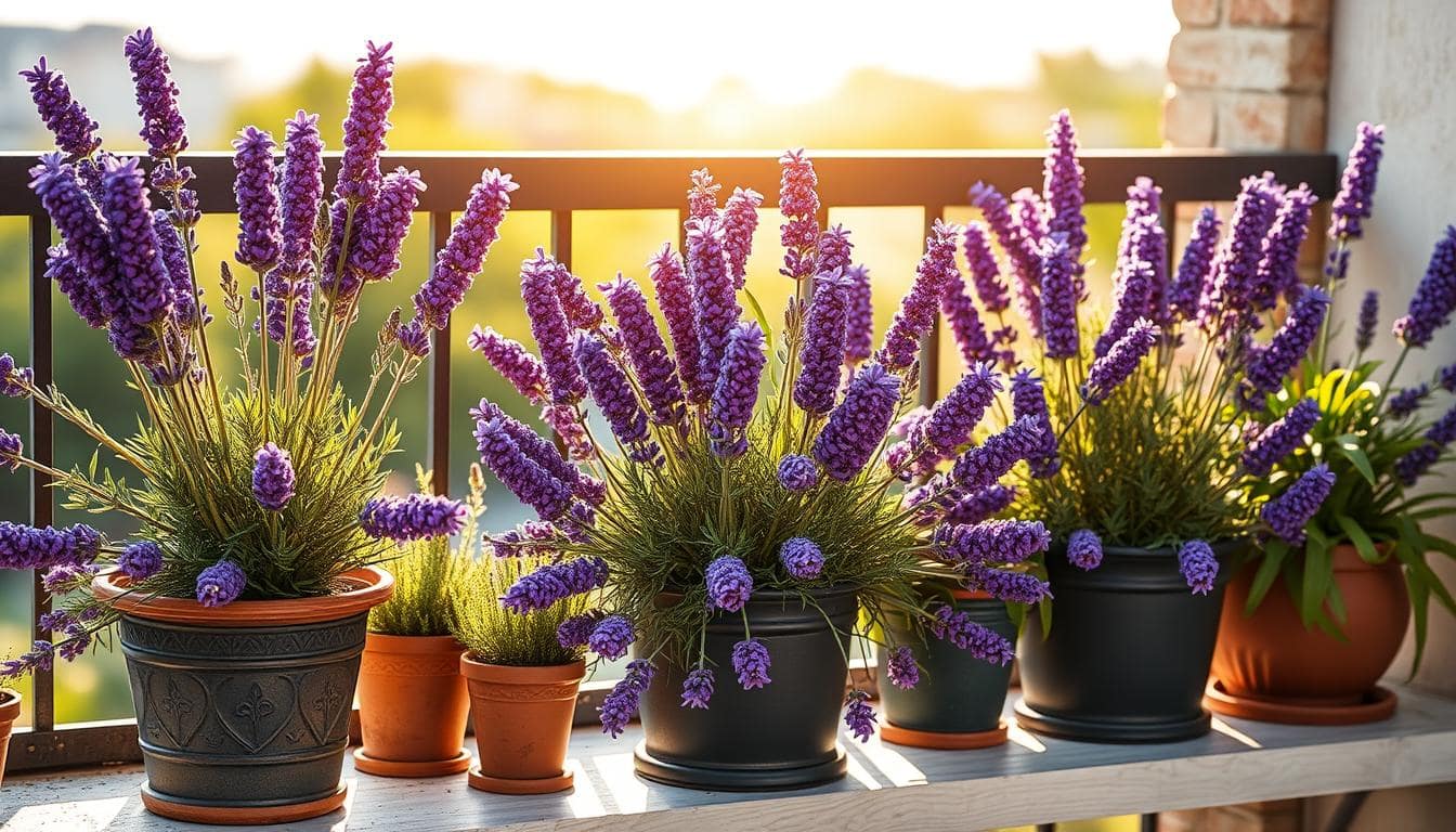 lavanda balcone, pianta decorativa