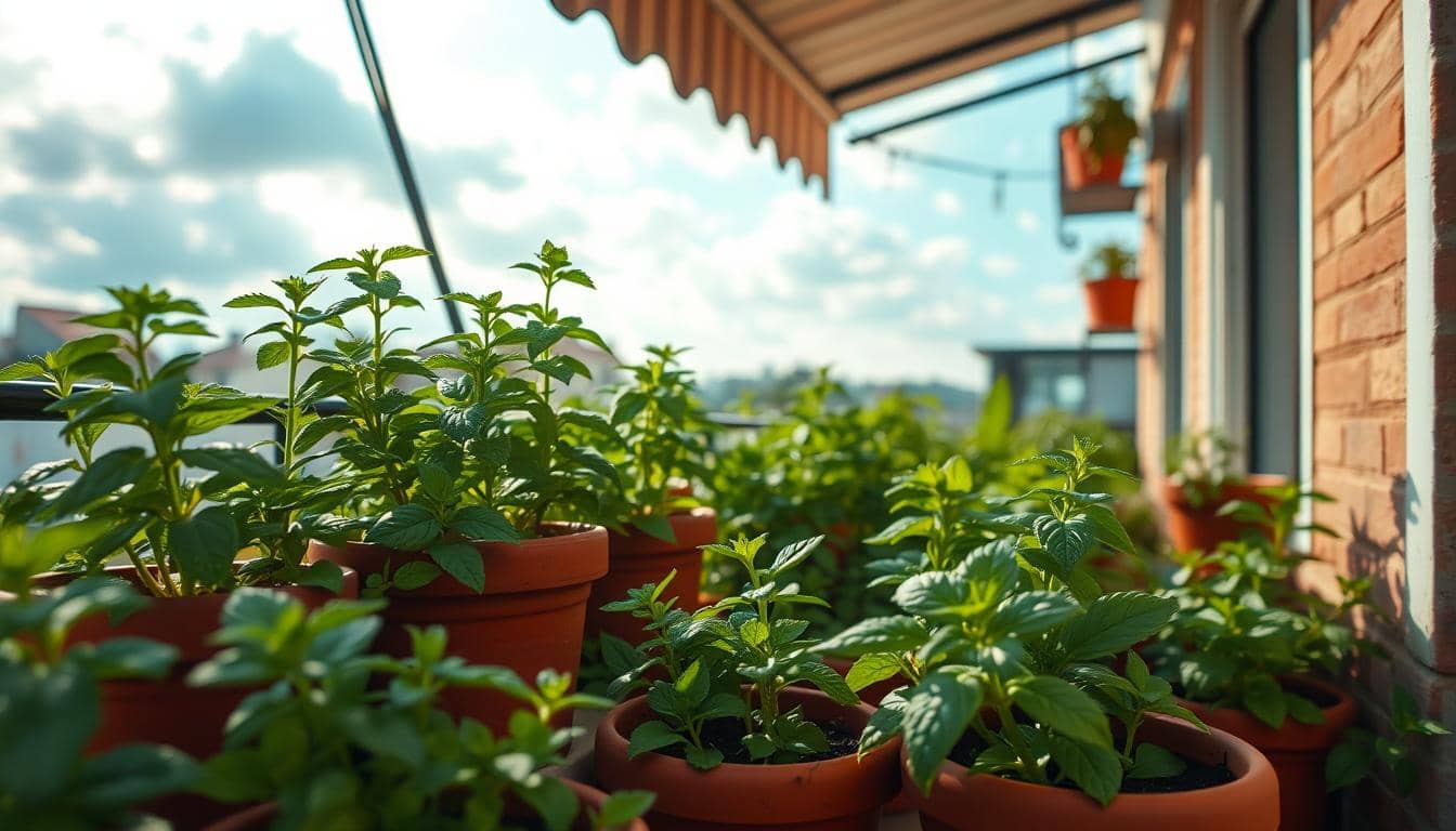 menta in balcone, benefici menta