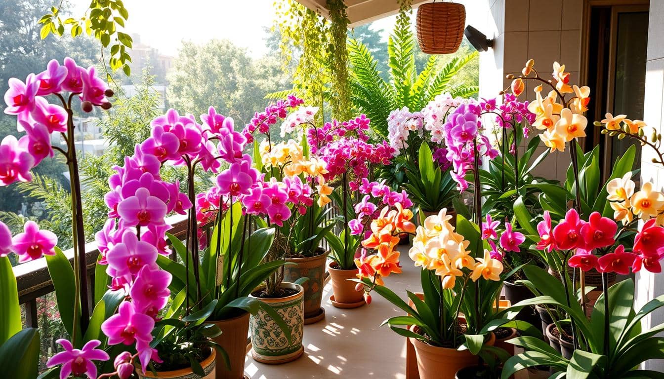 orchidee balcone, coltivare orchidee