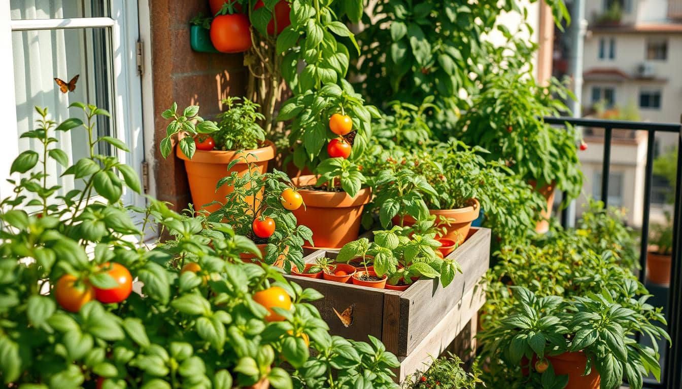 orto biologico balcone
