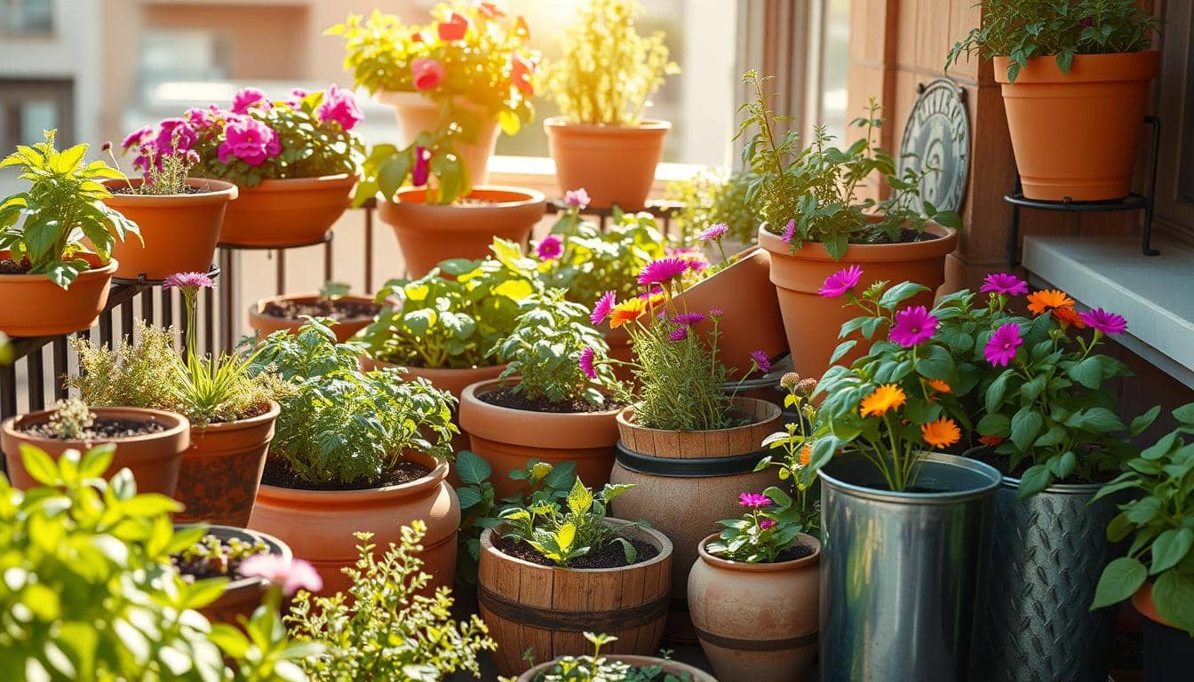 vasi orto balcone, materiali dimensioni