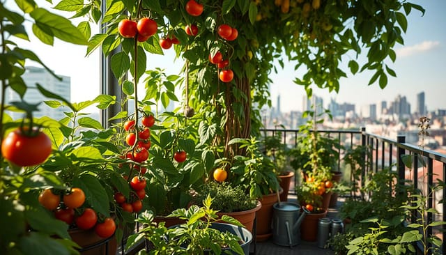 coltivare verdure sul balcone