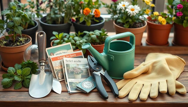 attrezzi giardinaggio