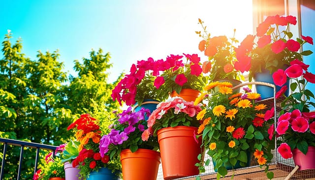 fiori balcone, poca cura fiori balcone, poca cura