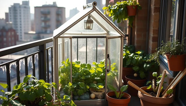 mini serre balcone