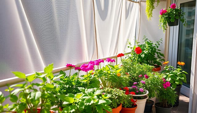 protezione piante balcone protezione piante balcone