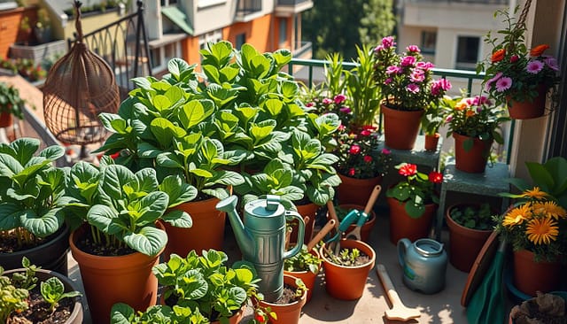 vantaggi della coltivazione in balcone