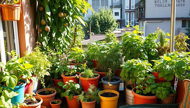 vantaggi orto in balcone