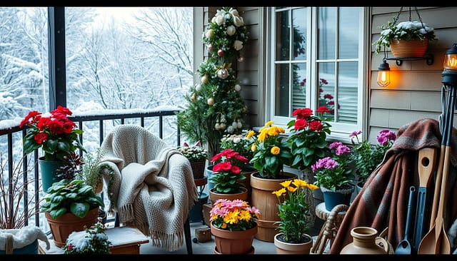 giardinaggio inverno balcone consigli