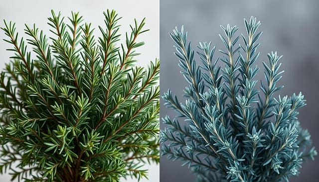 confronto rosmarino blu e classico confronto rosmarino blu e classico