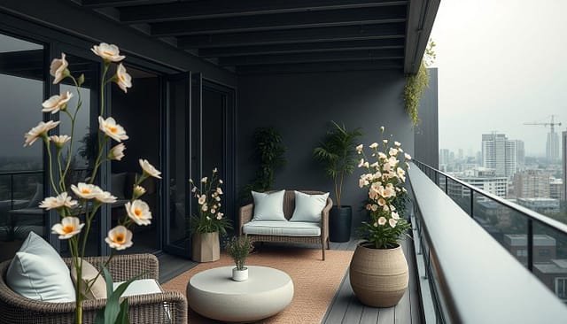 colori per balcone moderno